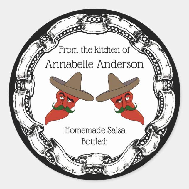 Salsa Label Personalise (Front)