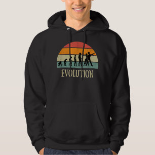 Salsa man evolution vintage humour dance salsa fun hoodie