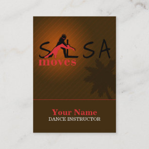 Salsa Moves - Business-, Schedule Card