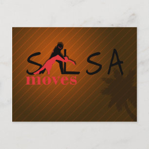 Salsa Moves - Postcard