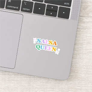 salsa queen cute modern typography retro