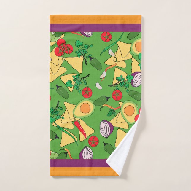 Salsa Theme hand towel (Hand Towel)
