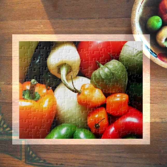 Salsa Vegetables, Tomato, Peppers, Onion Jigsaw Puzzle (Creator Uploaded)