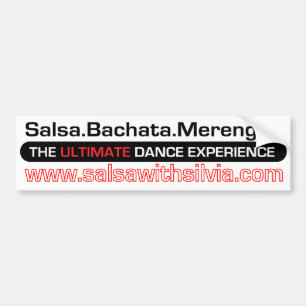 Salsa With Silvia Bumper Sticker