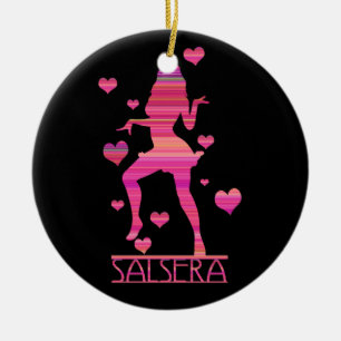 SALSERA -HOT DANCING GIRL CERAMIC ORNAMENT