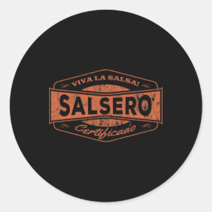 Salsero - Salsa Dancing I Salsa Dance Clothing Classic Round Sticker