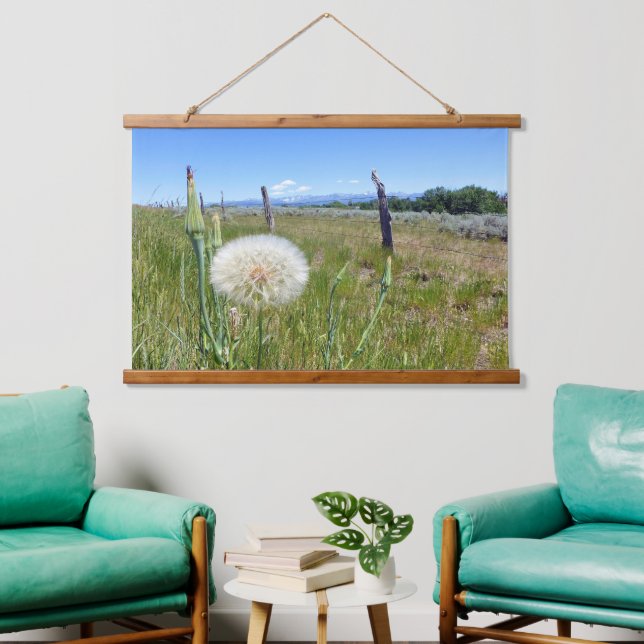 Salsify Plant Seed Pod Hanging Tapestry (Living Room)