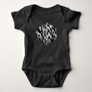 Salt and Pepper Hide Baby Bodysuit