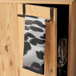 Salt and Pepper Hide Tea Towel