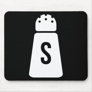 Salt And Pepper Shakers Funny Couple Matching Hall Mouse Pad
