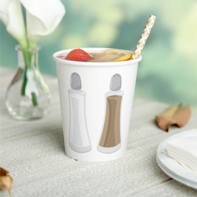 Salt And Pepper Shakers Paper Cups (Insitu)
