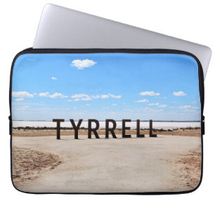 Salt and Sky at Lake Tyrrell Australia Laptop Sleeve