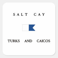 Salt Cay Turks and Caicos Alpha Dive Flag
