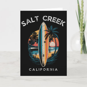 Salt Creek Beach California Men Women Surfing Card
