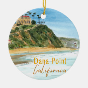 Salt Creek Beach, Dana Point, California Ceramic Ornament