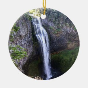 Salt Creek Falls, OR Ceramic Ornament