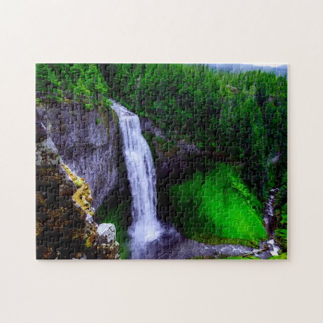 Salt Creek Falls Oregon. Jigsaw Puzzle (Horizontal)