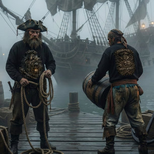 Salt-Cursed Captain – Dead Men Don’t Brag Sweatshirt