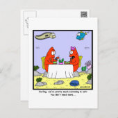 Salt: Fish Cartoon Postcard (Front/Back)