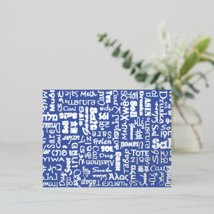 Salt Foil Holiday Postcard