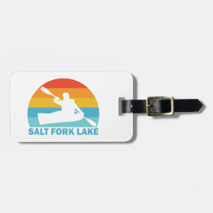 Salt Fork Lake Ohio Kayak Luggage Tag