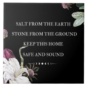Salt From the Earth Ceramic Tile