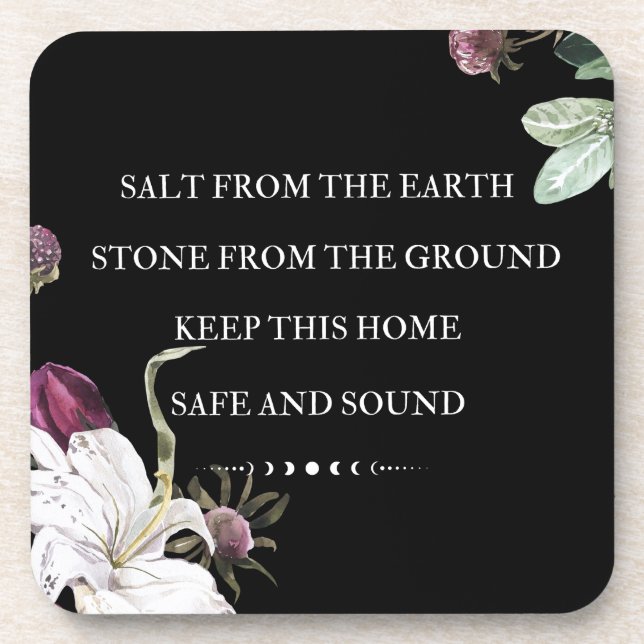 Salt From the Earth  Coaster (Front)