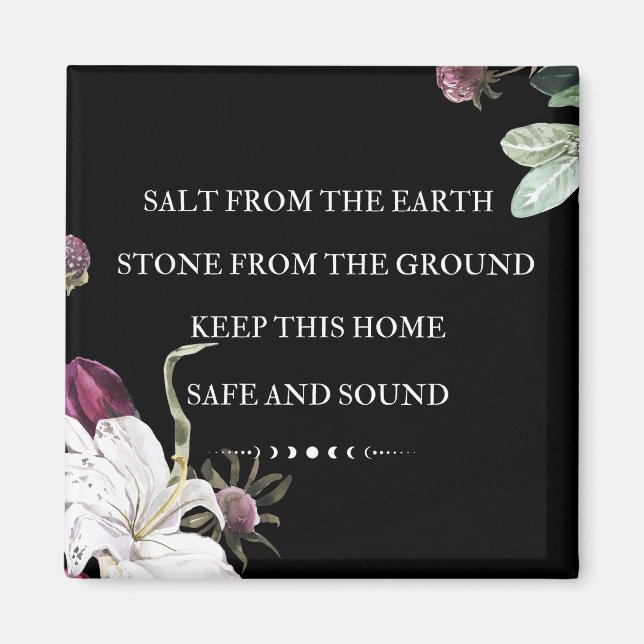 Salt From the Earth  Magnet (Front)