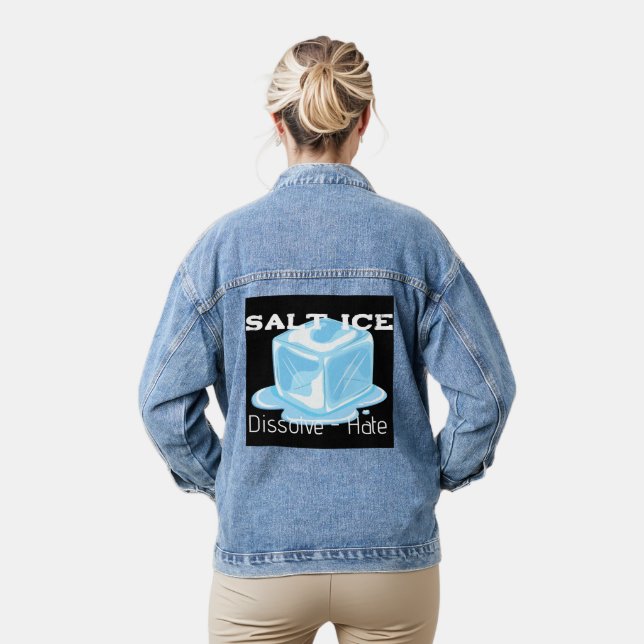 Salt Ice Denim Jacket (Model)