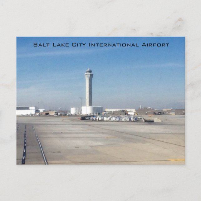 Salt Lake City International Airport Postcard (Front)