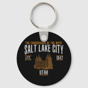 Salt Lake City Key Ring