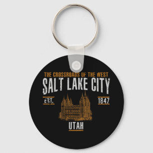 Salt Lake City Key Ring