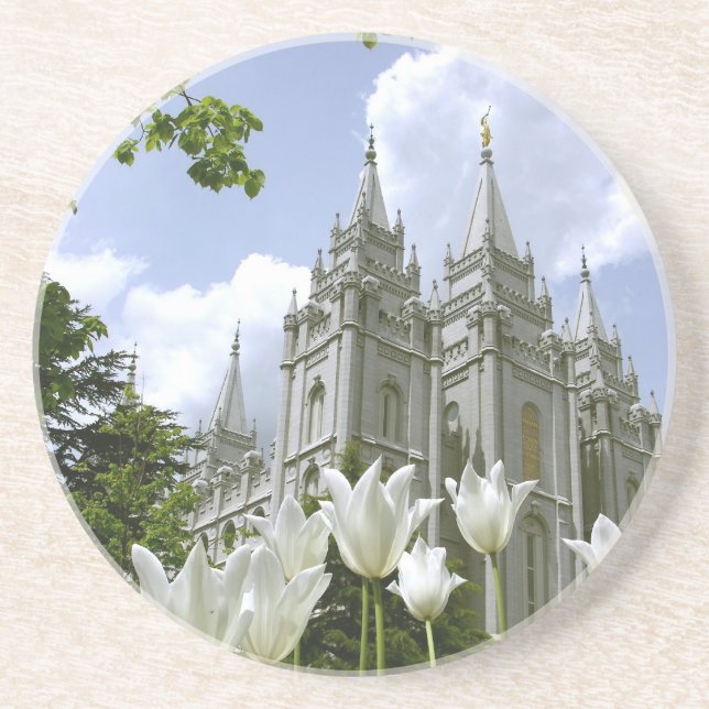 Salt Lake City LDS Temple Coaster (Front)