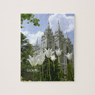 Salt Lake City LDS Temple Jigsaw Puzzle