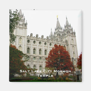 Salt Lake City Mormon Temple Magnet