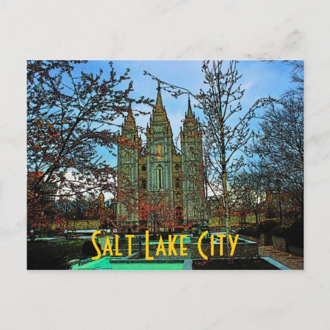 Salt Lake City Postcard (Front)