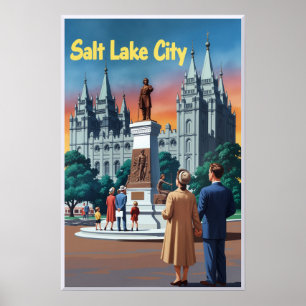 Salt Lake City Poster