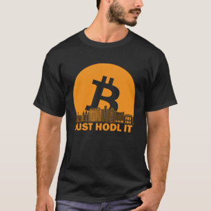 Salt Lake City Skyline Salt Lake City Bitcoin Max T-Shirt