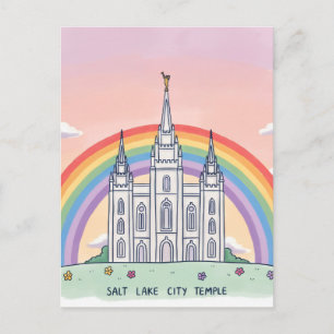 Salt Lake City Temple Postcard