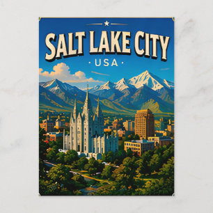 Salt Lake City Temple Postcard