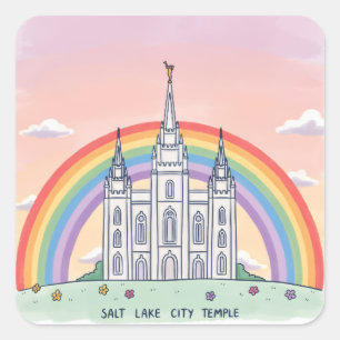 Salt Lake City Temple Square Sticker