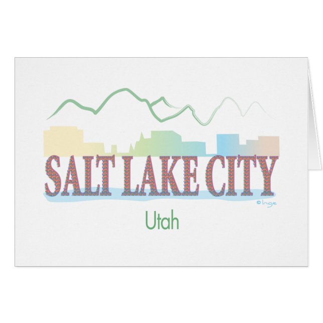 Salt Lake City,Utah (Front Horizontal)