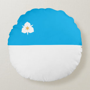 Salt Lake City (Utah) City flag Round Cushion