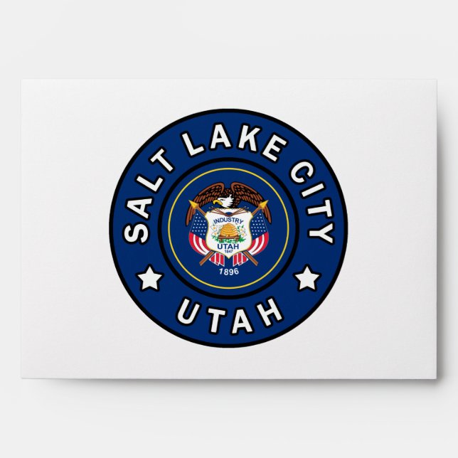 Salt Lake City Utah Envelope (Front)