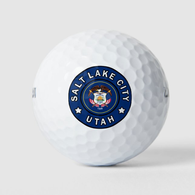 Salt Lake City Utah Golf Balls (Front)