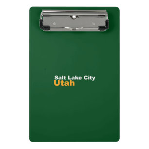 Salt Lake City, Utah Mini Clipboard
