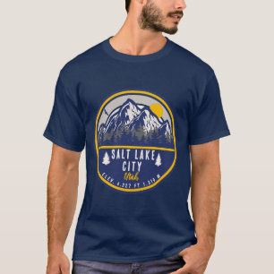 Salt Lake City Utah Ski Souvenir Retro Vintage 80s T-Shirt