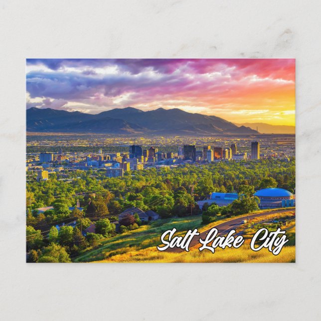 Salt Lake City, Utah, USA Postcard (Front)