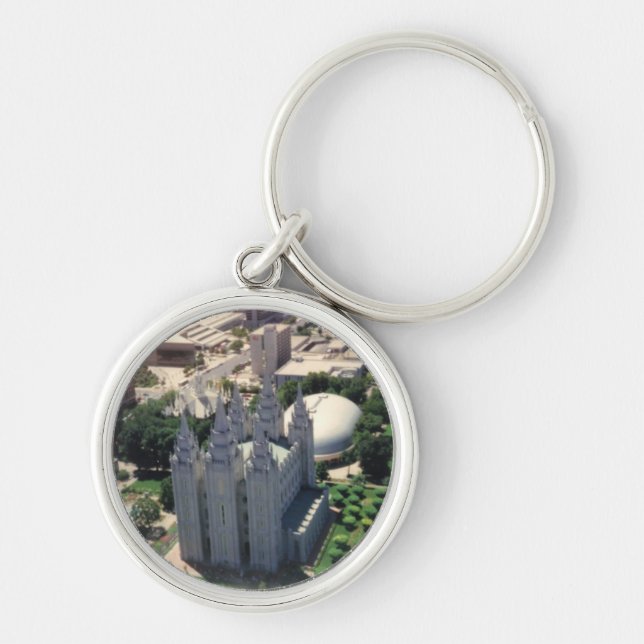 Salt Lake LDS Temple Key Ring (Front)