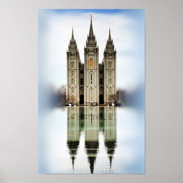 Salt Lake LDS Temple Poster (Front)